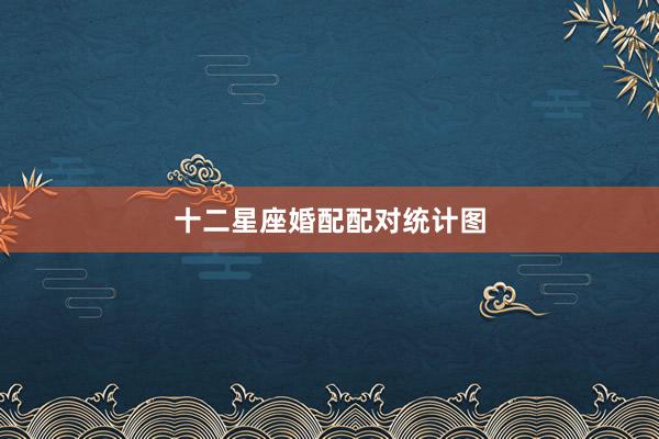 十二星座婚配配对统计图